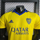 CAMISA DO BOCA JUNIORS 22/23 AMARELO VERSÃO PLAYER